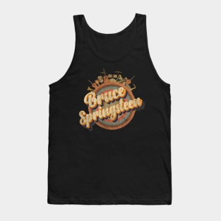 Tour Music Designs Vintage Retro - The Boss Tank Top